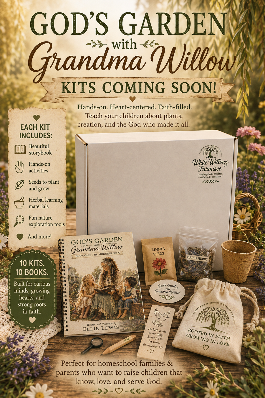 Pre order God's Garden kit for kids. Est. Release 12/1/2026