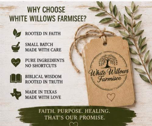 White Willows Farmisee hang tag